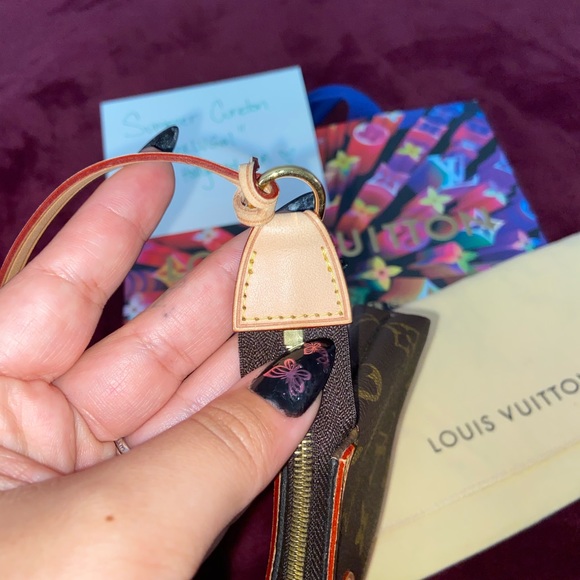 SOLD AUTHENTIC LOUIS VUITTON MINI POCHETTE DEL - Picture 5 of 8